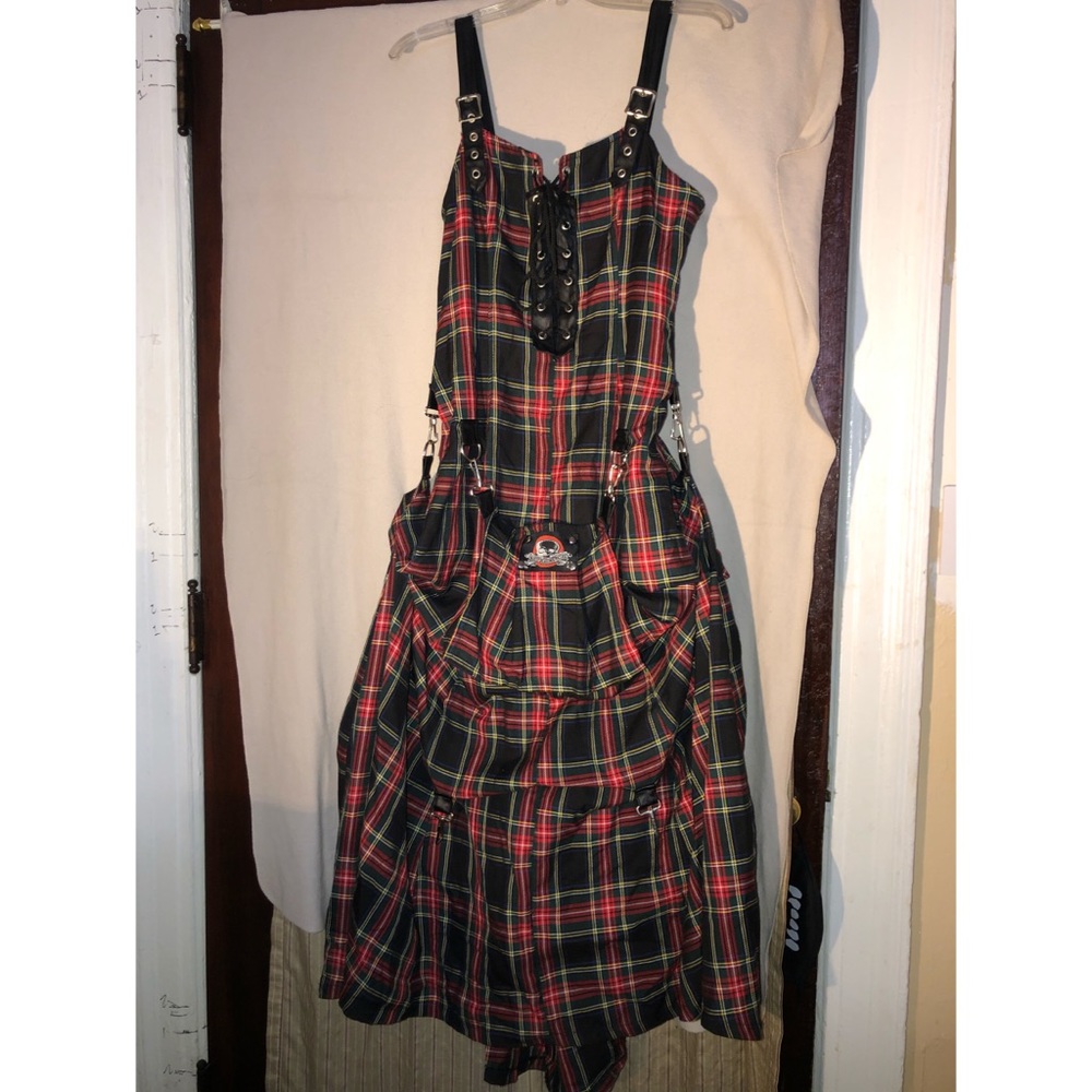 SOLD Lip Service Plaid Maxi Dress